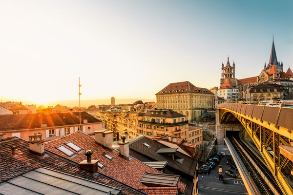 Vista su una città
